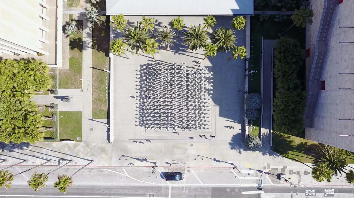 los angeles aerial view of open space bonsai